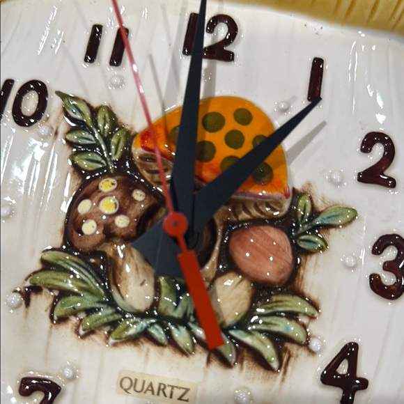 Merry Mushroom Quartz Wall Clock - Picture 2 of 9